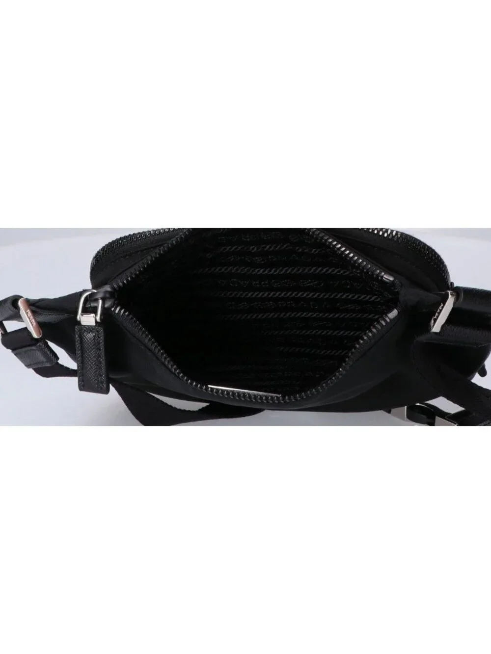 Prada Re-Nylon Saffiano Leather Shoulder